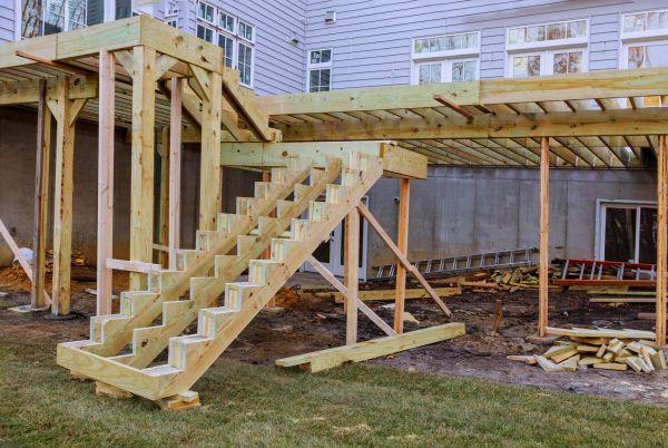 Deck Post Replacement in La Crosse