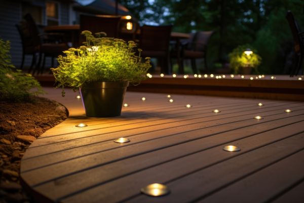 Ground Level Deck Construction in La Crosse